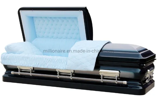 Blue Interior Reasonable Price Metal Caskets Wholesale 