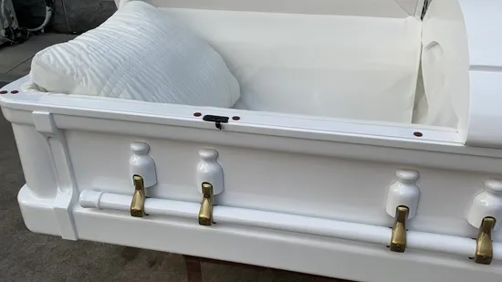 High End Solid Wood Casket at Direct China Factory Price 