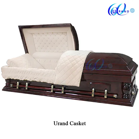 Solid Popar Wooden Casket Wood Coffin Not Metal Casket 