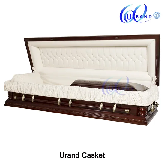 Solid Wood Burial Casket Dome Caskets 