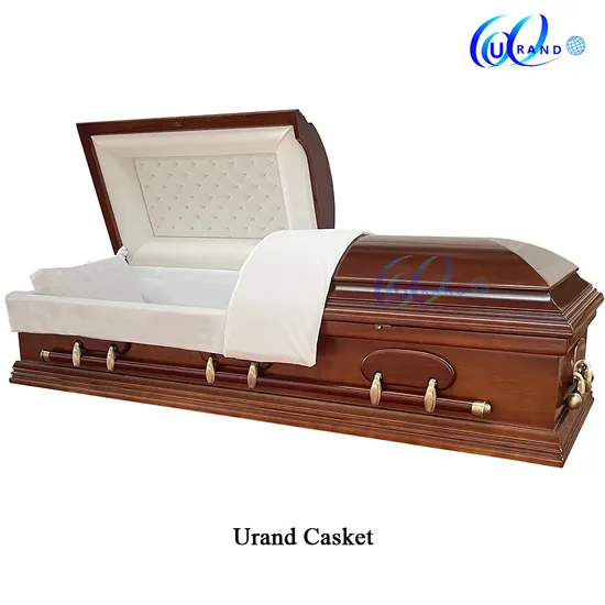 Wholesale Best Price Funeral Solid Black Walnut Casket 