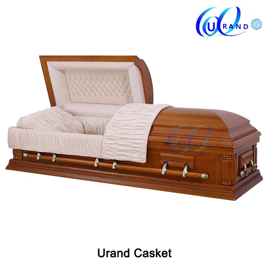 Crossed Corner Special Design Wholesale Oak Casket 