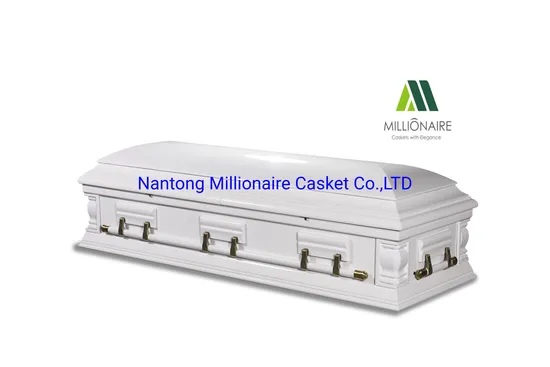 Made in China Wooden Caskets of White or Black Color 