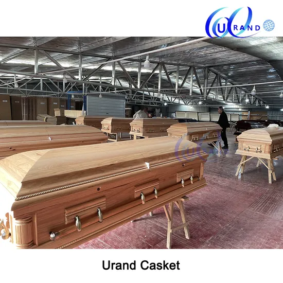 Oak Veneer Natural Surface American Loved Coffin and Casket 