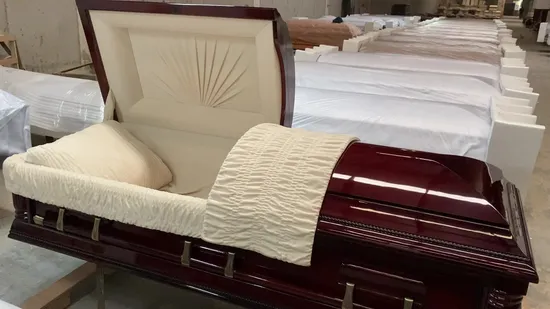 Funeral Walnut Casket Manufacturer 
