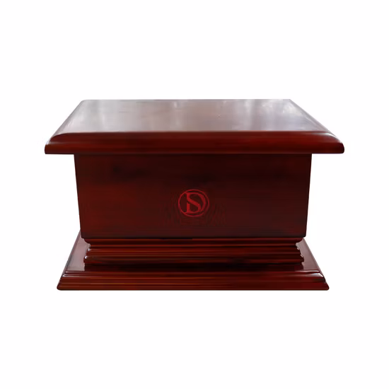 Solid Maple Cremation Urn for Funeral Supply